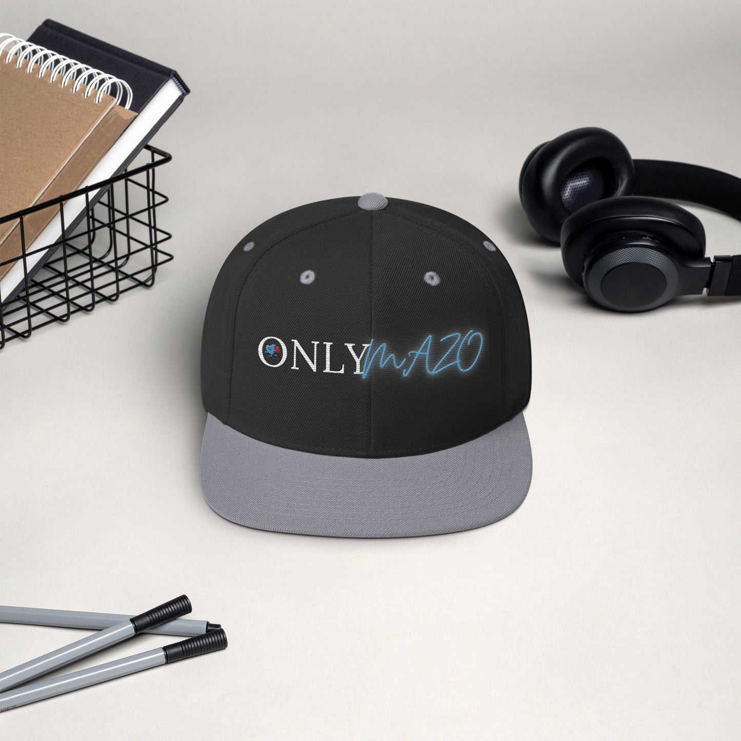 OnlyMazo Embroidered Snapback Hat