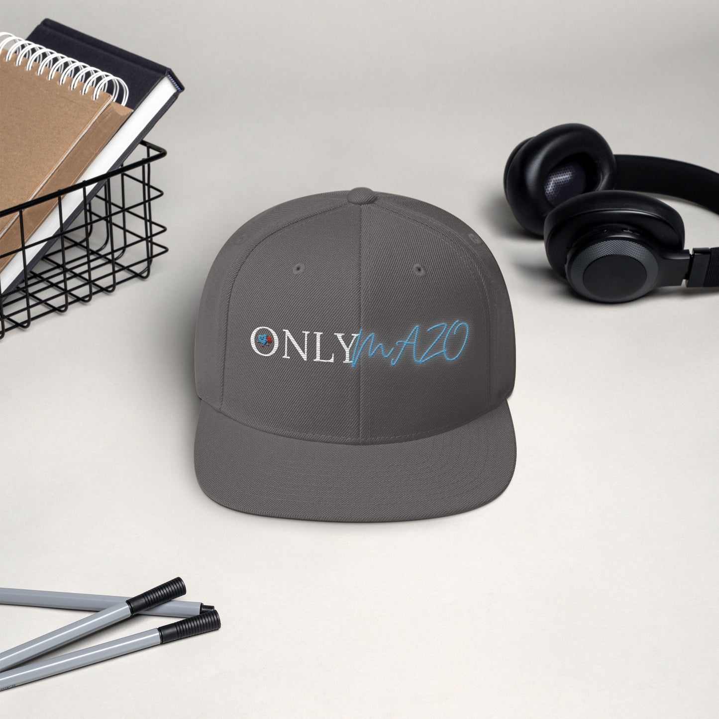 OnlyMazo Embroidered Snapback Hat