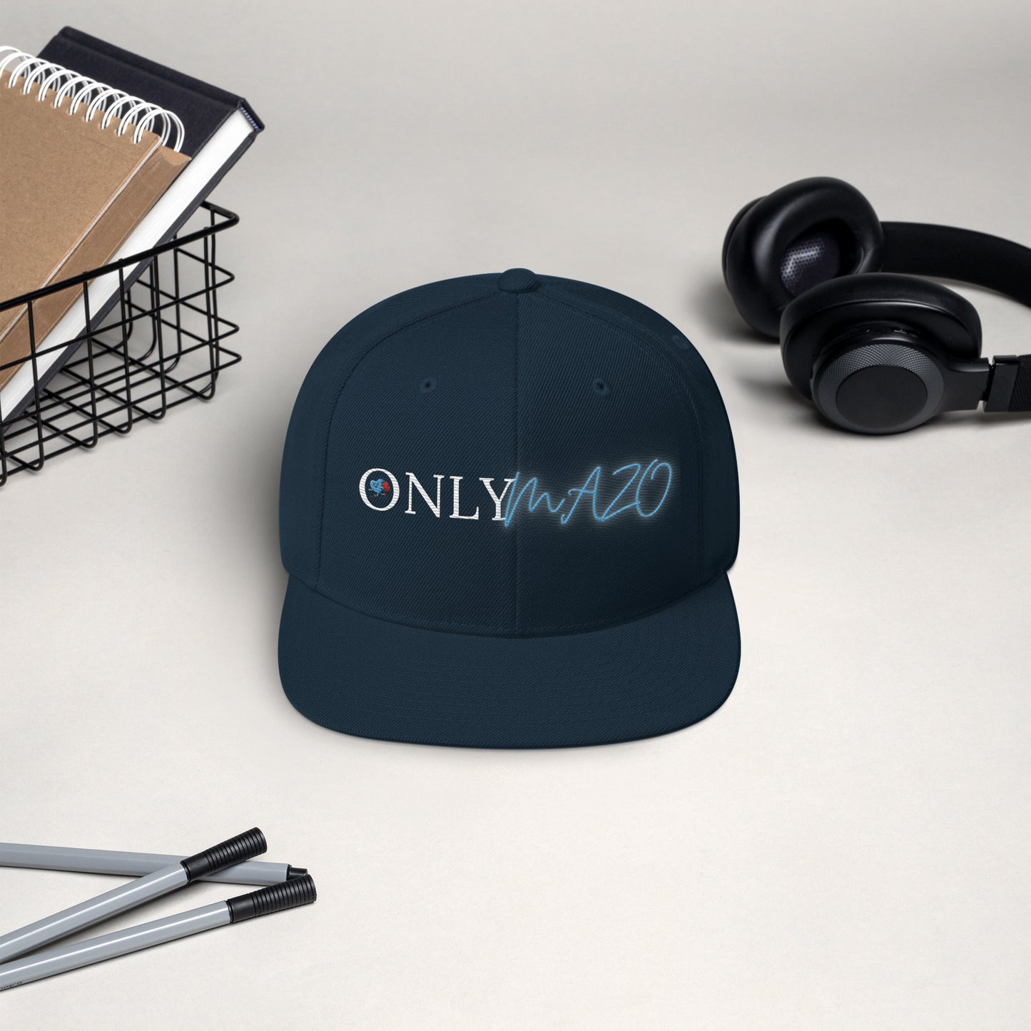 OnlyMazo Embroidered Snapback Hat