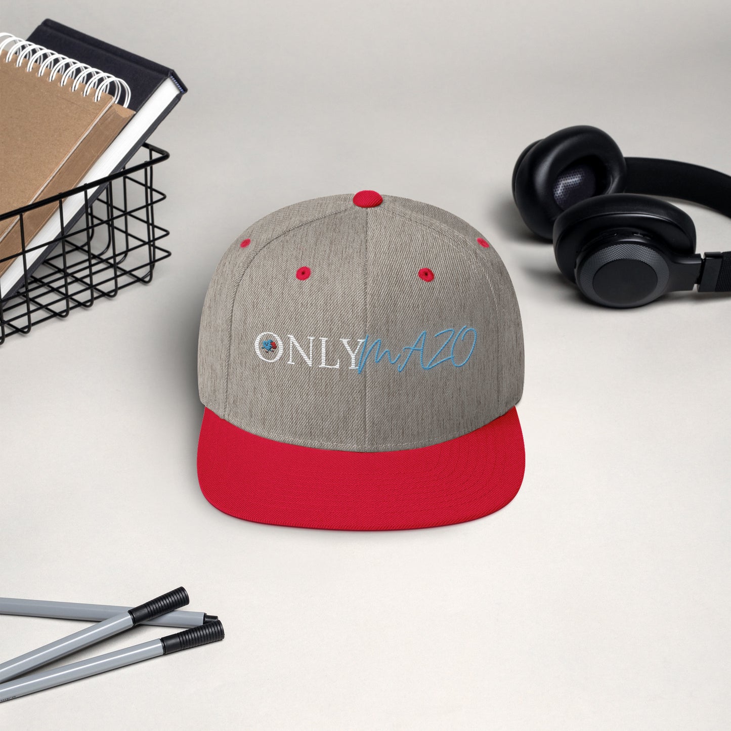 OnlyMazo Embroidered Snapback Hat