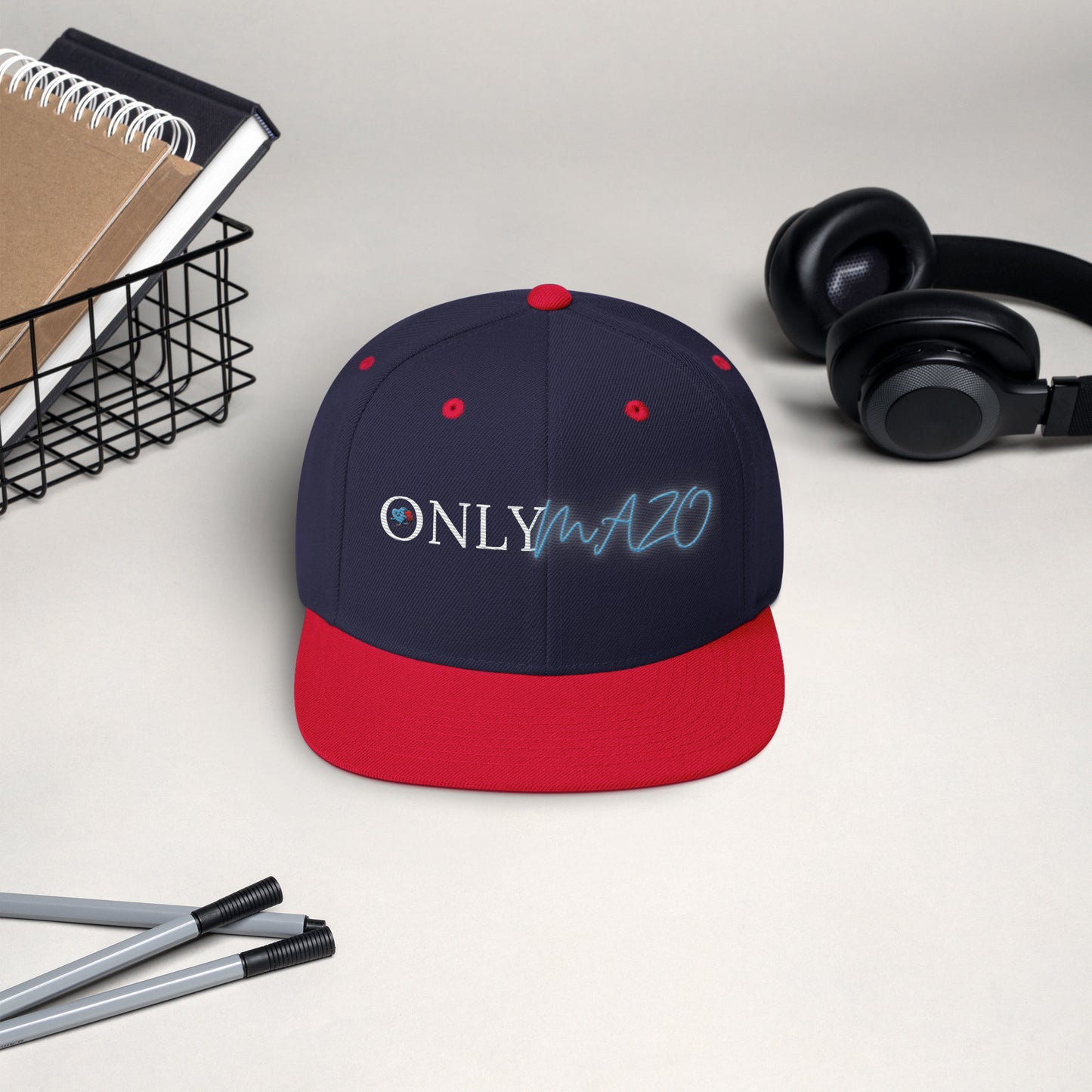 OnlyMazo Embroidered Snapback Hat