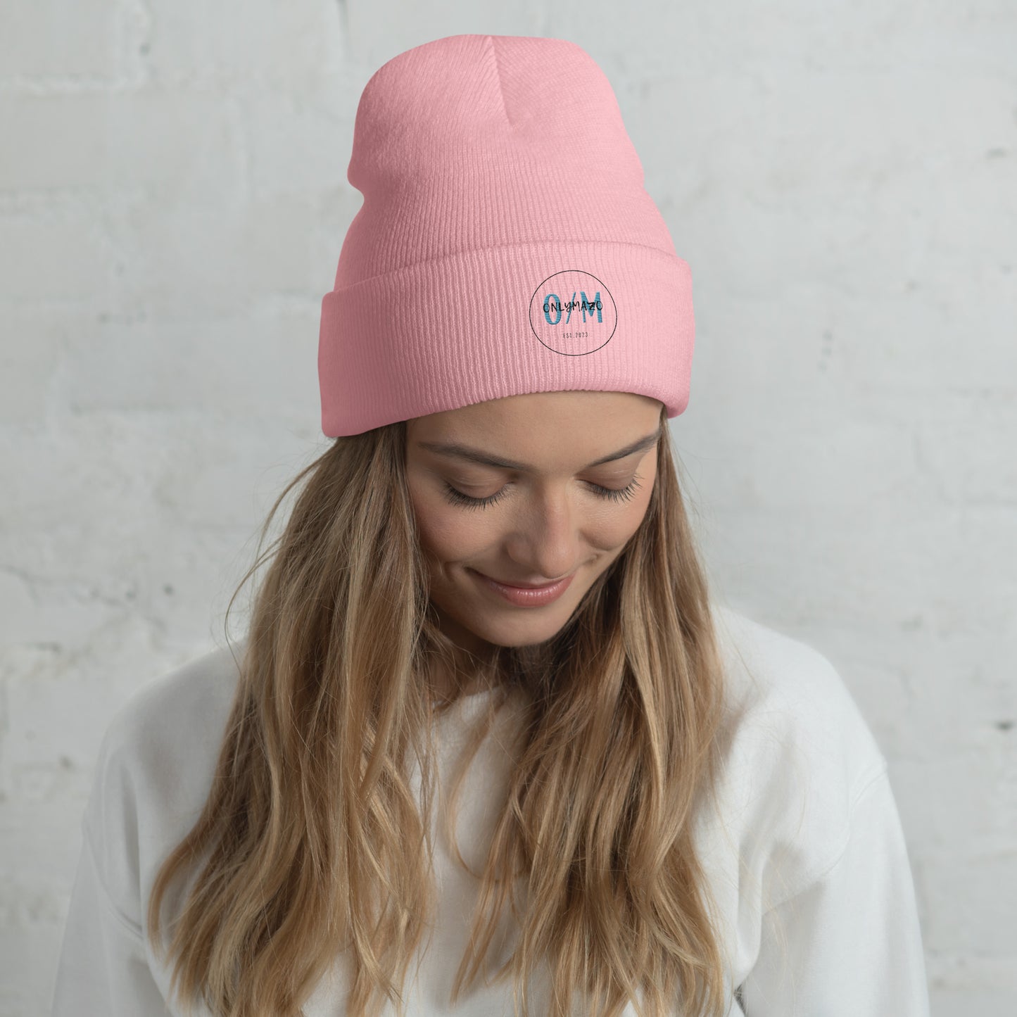 OnlyMazo Embroidered Cuffed Beanie