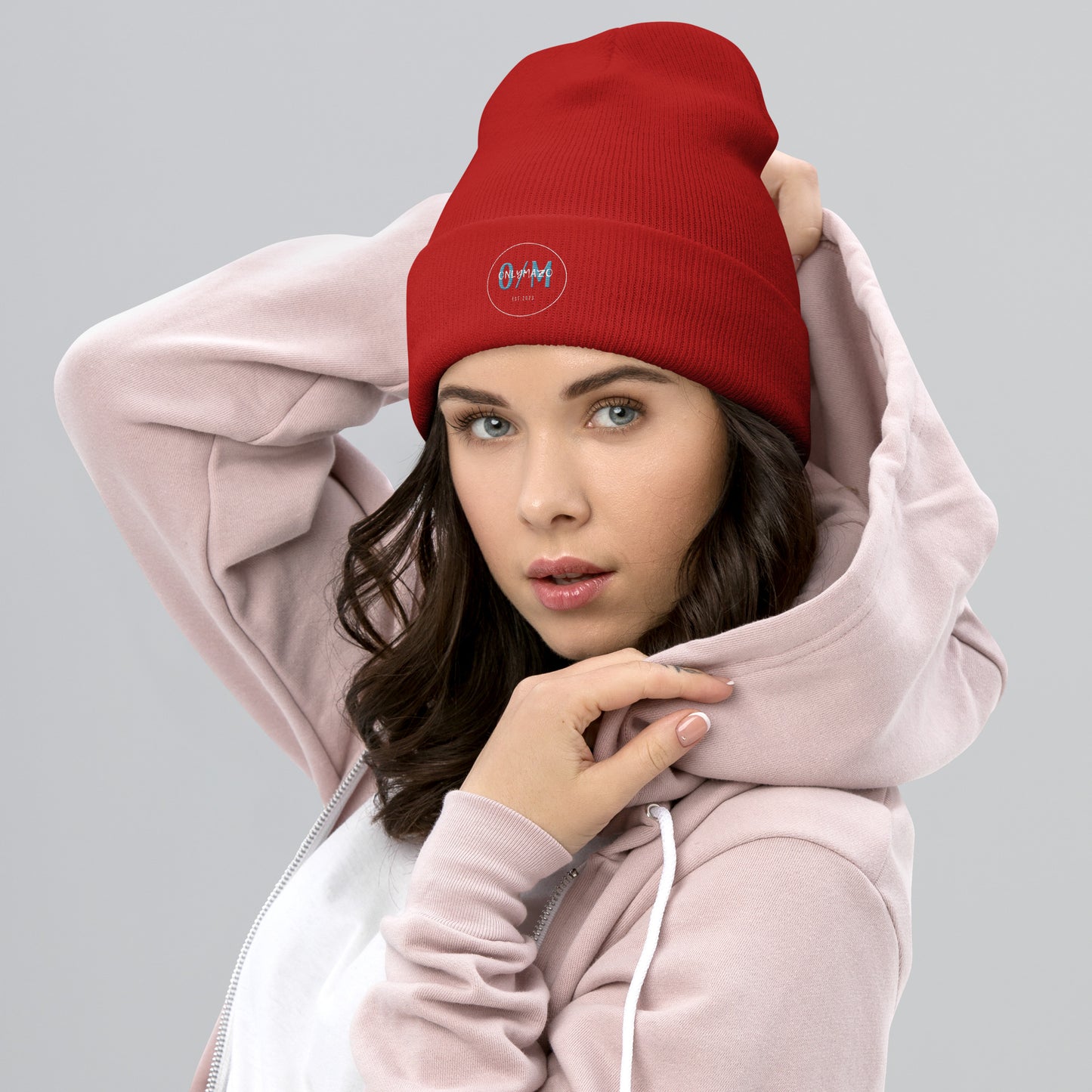 OnlyMazo Embroidered Cuffed Beanie